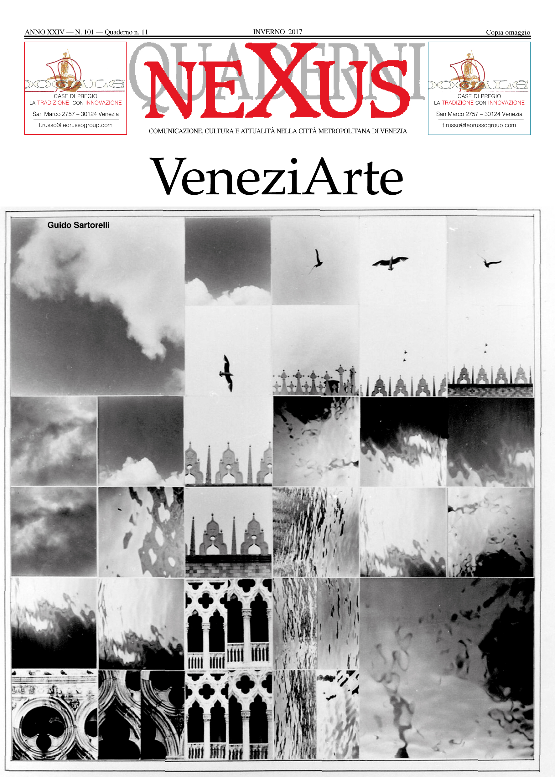 Guido Sartorelli Rivista Nexus Artista Arte Concettuale Venezia 2017